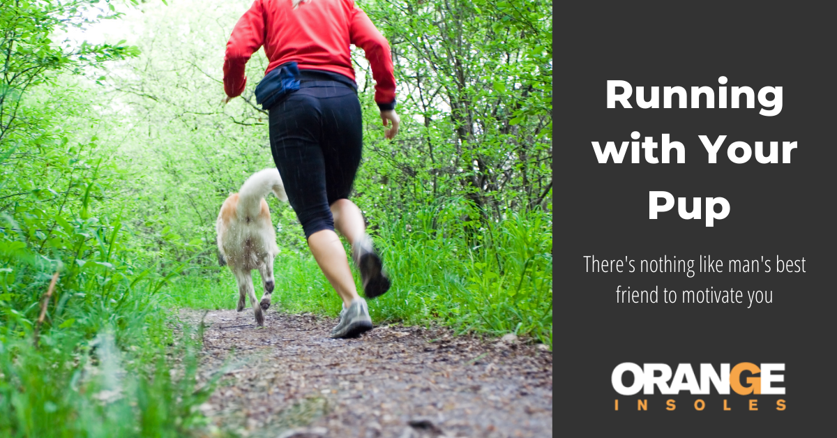 Running With Your Pup – Orange Insoles